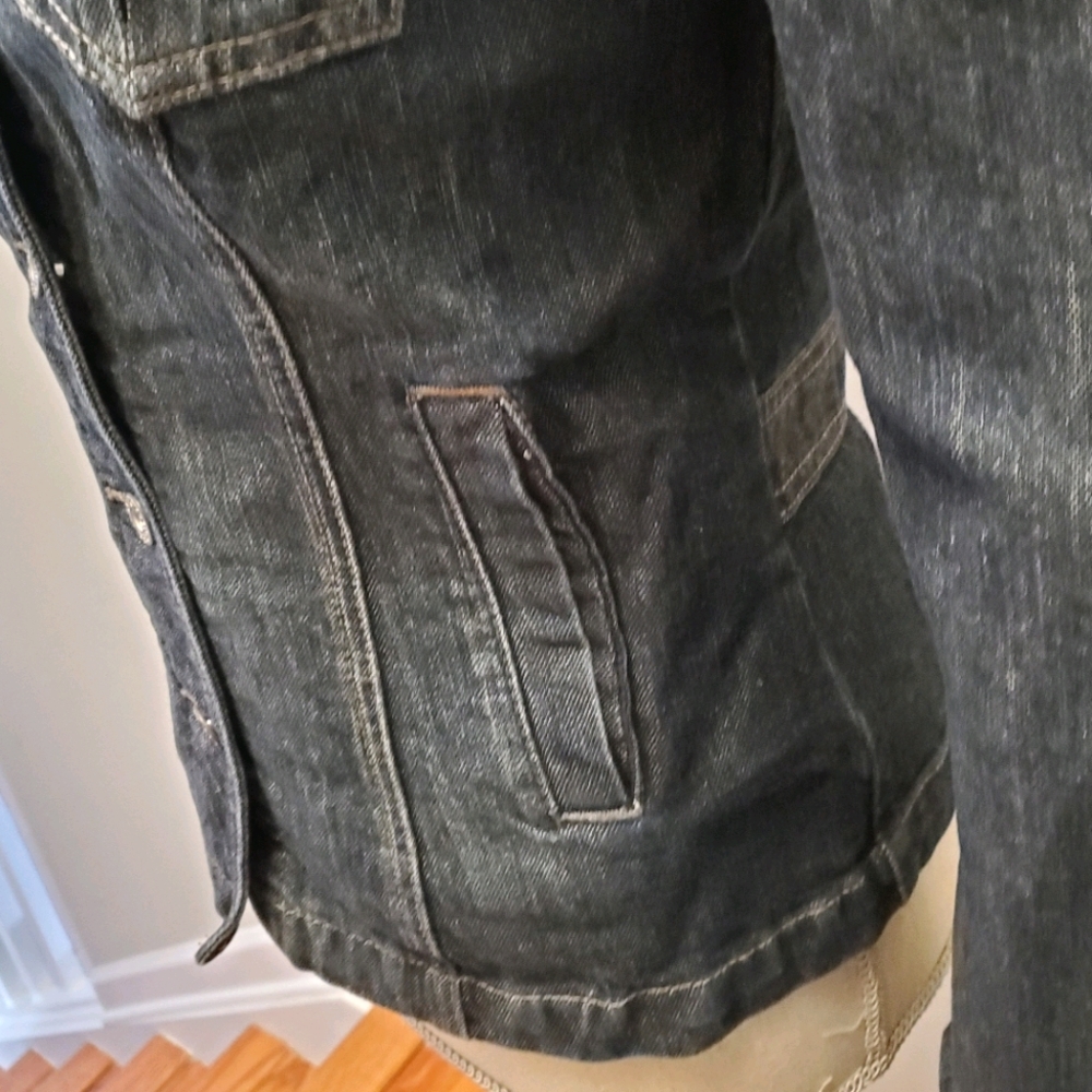 TOMMY HILFIGER Jean Jacket Sz XS Never Worn - Picture 9 of 16